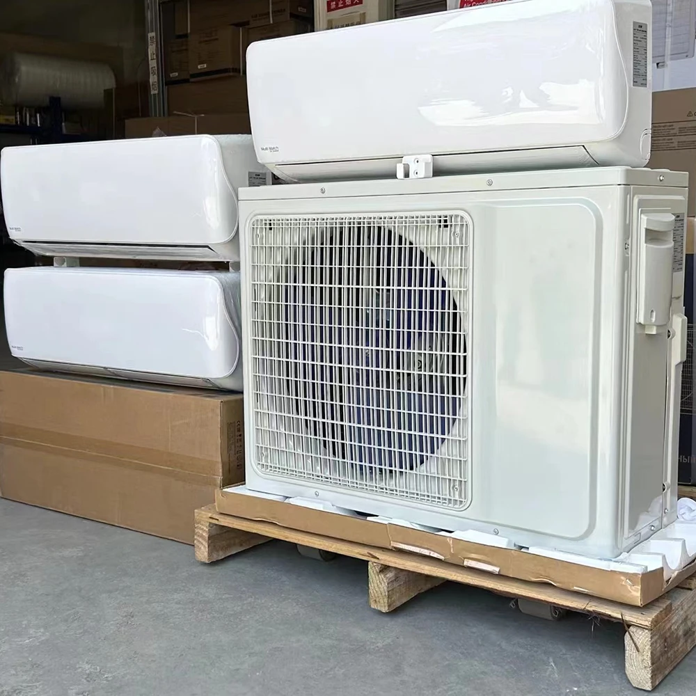 Распродажа 12000 BTU Инвертор + тепловой насос полный комплект Бесконтактный мини-сплит-кондиционер с 10 фут. Комплект