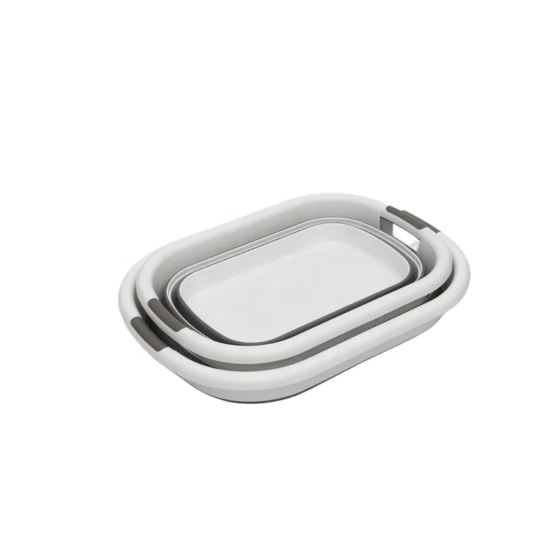 40L Foldable & Portable Collapsible laundri basket Rectangle Plastic Laundri Bin for Home Use