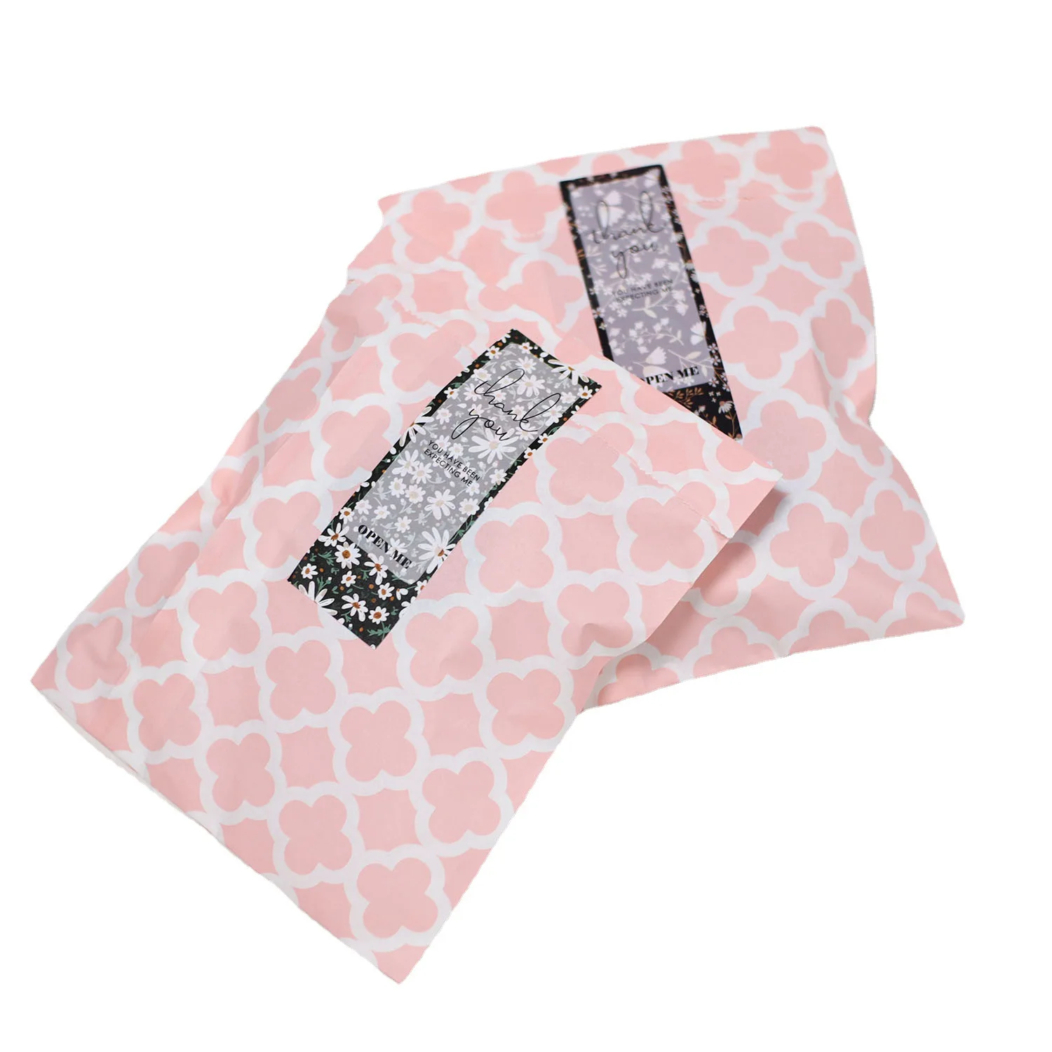 customized waterproof matte roll sticky self adhesive labels etiquette shipping box packaging security seal thank you stickers