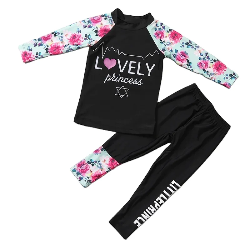 Factory Direct Supply Cheap Price cover upTwo Piece Swimwear Set Boys Girls  Quick Dry Kids UV swimwear for kids