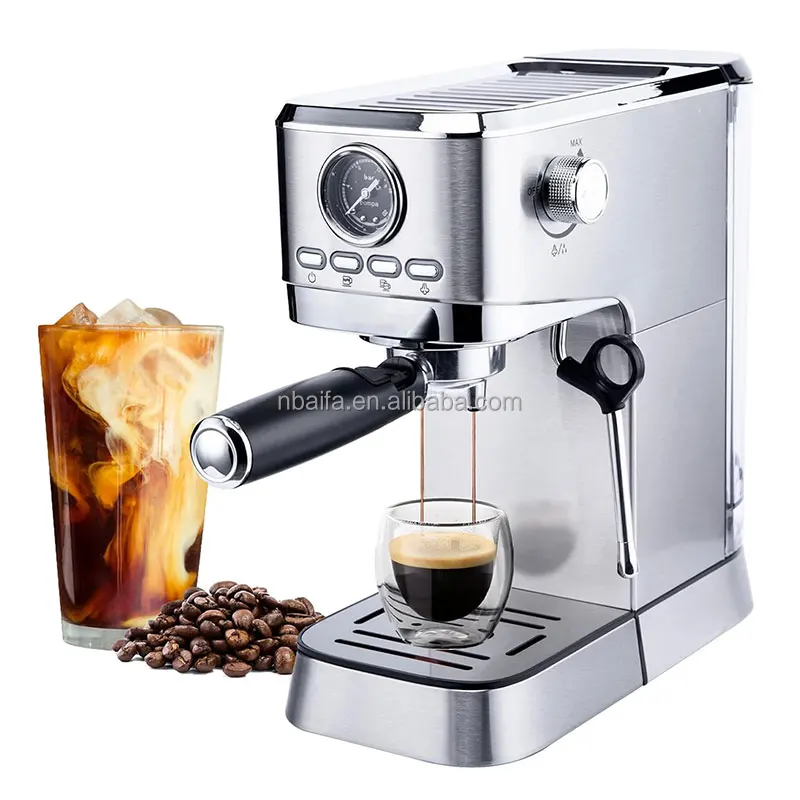 Aifa New Production 20 Bar Stainless Steel espresso machine maker Household Digital Electric Professional Smart Coffee Machine