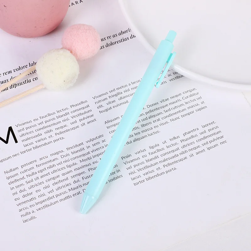 gel pens wholesale Candy color Simple small Signing pen Fresh black 0.5 gel pen