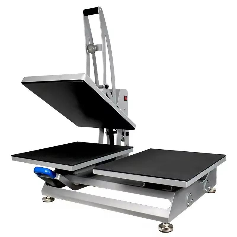 40x60cm Semi-Auto Magnetic Double Station Sublimation T-shirt Heat Press Machine For Custom Logo/Label/Picture Printing