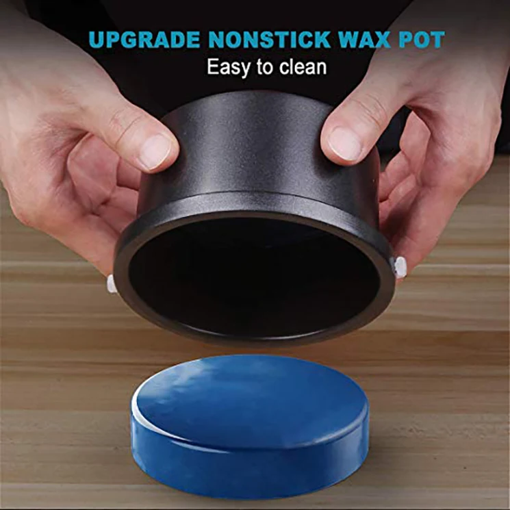 Оптовая продажа, дизайнерская восковая машина для женских рук, ног, глаз, бровей, здоровое удаление волос всего тела, восковой обогреватель