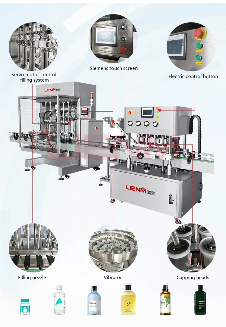 Промышленная высоковязкая пневматическая поршневая машина для наполнения жидкого мыла бутылка шампуня укупорочная