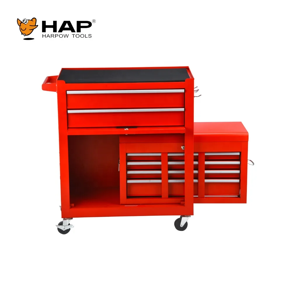 Drawers Storage Cabinet Repair Toolbox Car Repair Tool Cart Tool Trolley