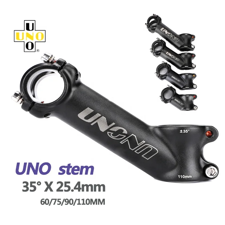UNO Bike Stem Riser Aluminum Alloy Bicycle Handlebar Stem MTB Bike Stem 35 degree for 25.4/31.8mm  Cycling Equipment Bike Parts