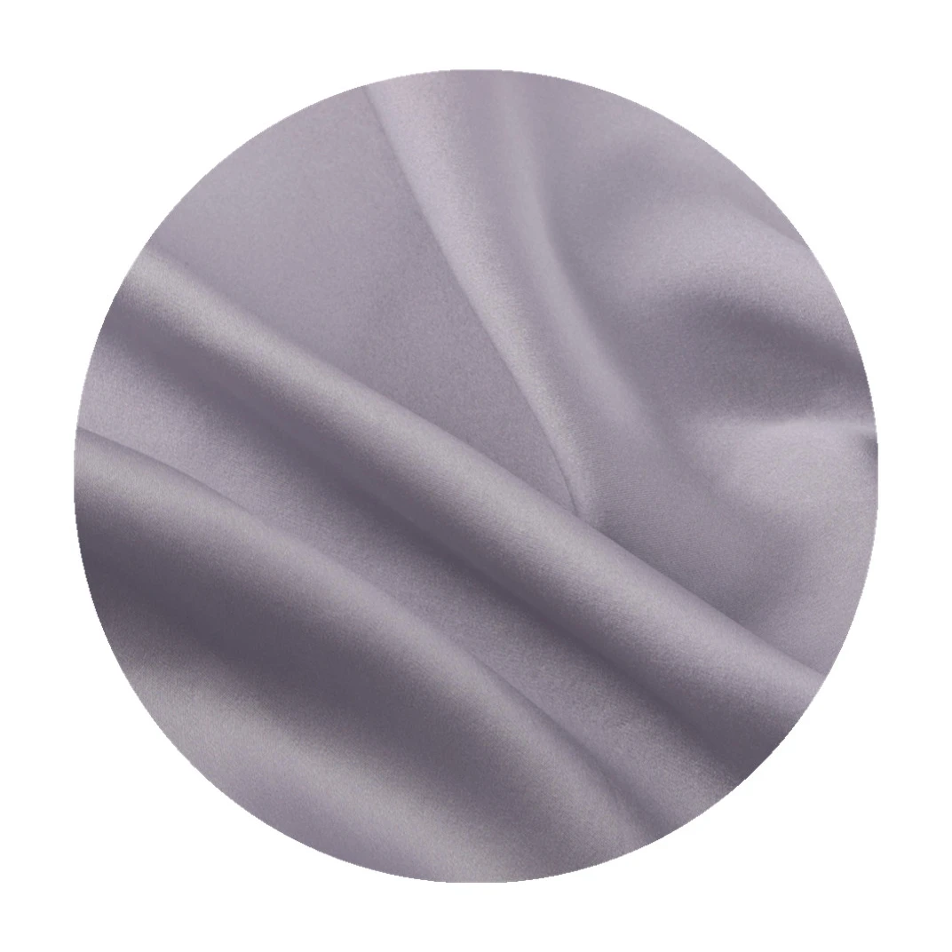 100% чистая шелковая ткань, сатин, ширина 114 см для платья, одежда для сна, 16 Момми, однотонный цвет