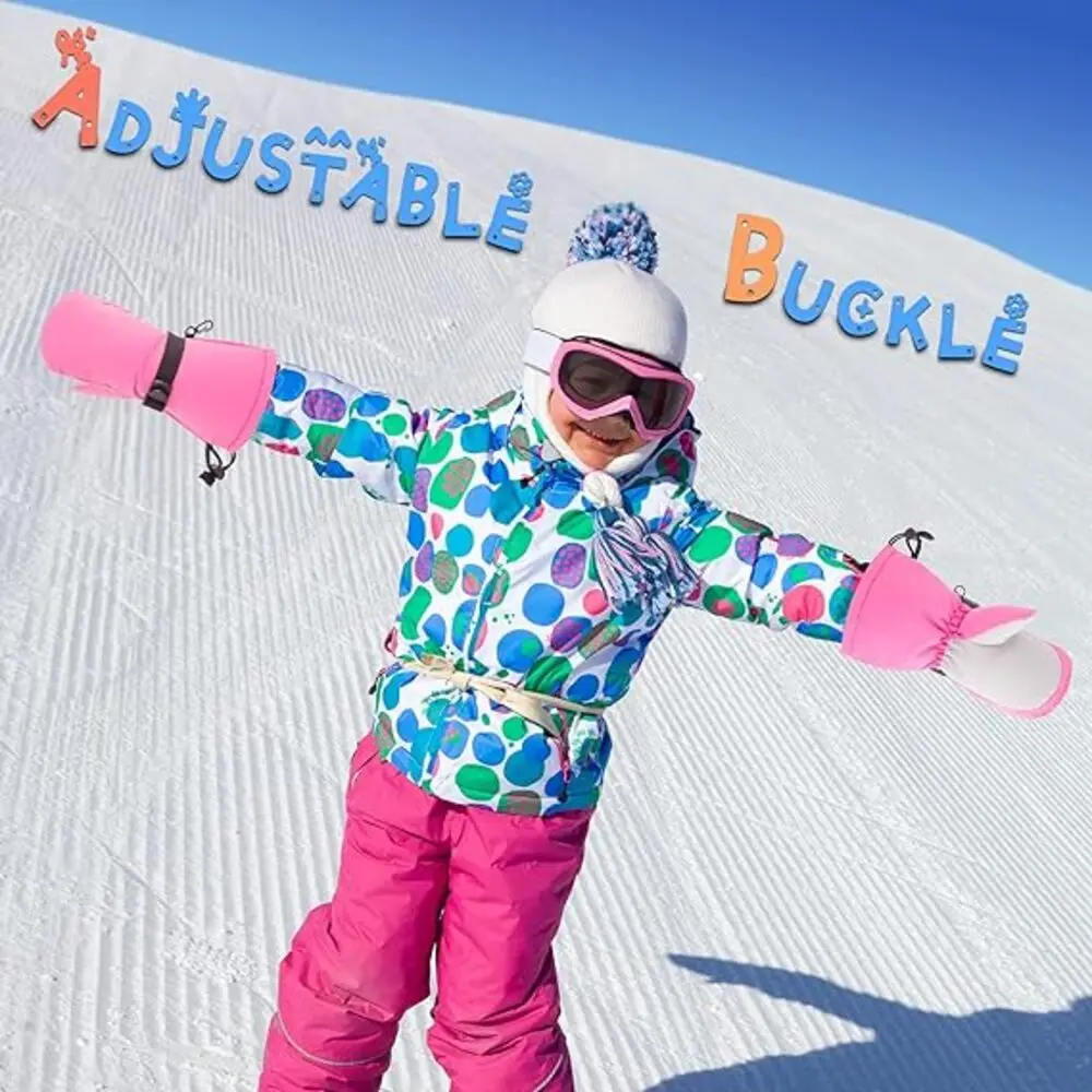 Ski Gloves, Warmest Waterproof and Breathable Snow Gloves for Cold Weather, Fits for Child Outdoor