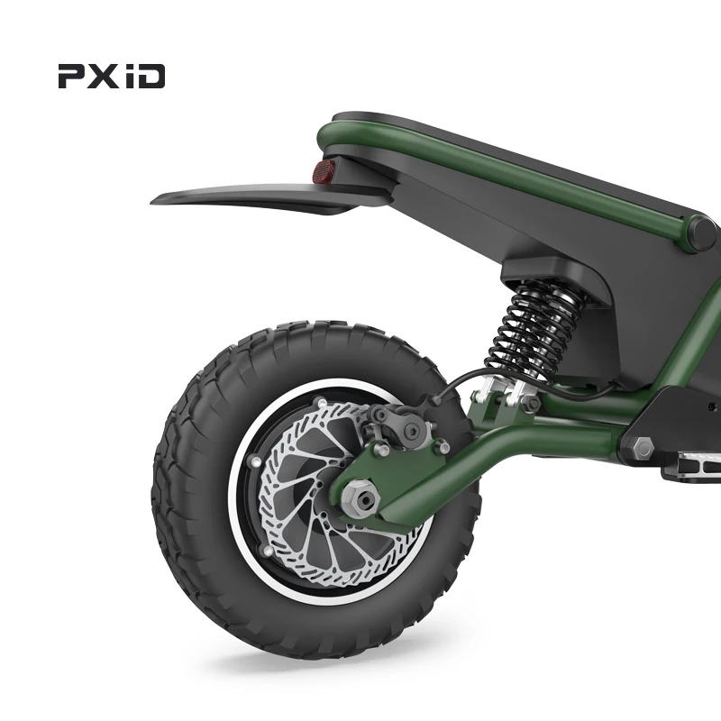 PXID New Model F1 E Scooter Steel 48V Powerful Electric Scooter With Seat For Adults