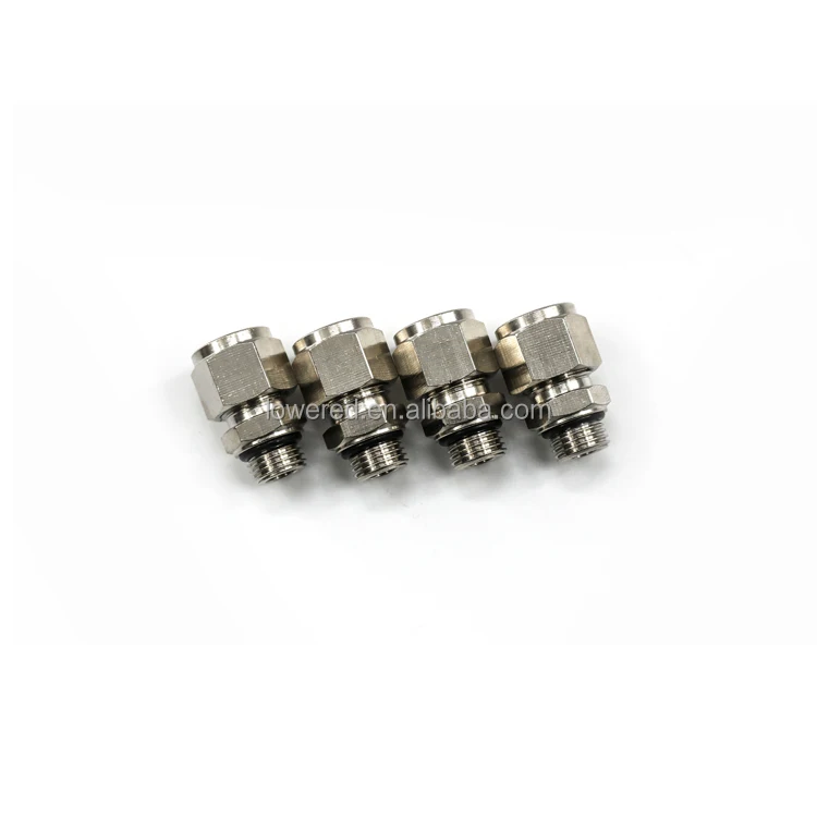 
AIRBFT HARD TUBE JOINT STRAIGHT G3/8xG1/4 Air suspension Metal pipe joint airride aluminium alloy joint 