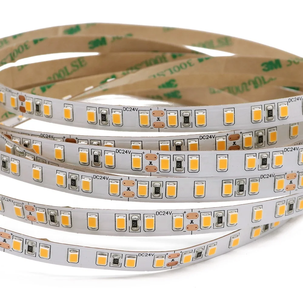 ETL CE 3years Warranty Classic SMD2835 120LEDs/m 8MM PCB CRI>80 CRI>90 10W LED strip light for slim LED Aluminum Profie