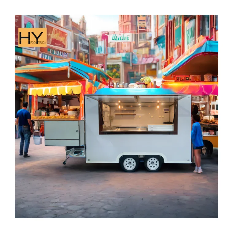 HANYI New Ice Ceram Food Truck Stainless Steel with US DOT Standard for Home Use and Hotels