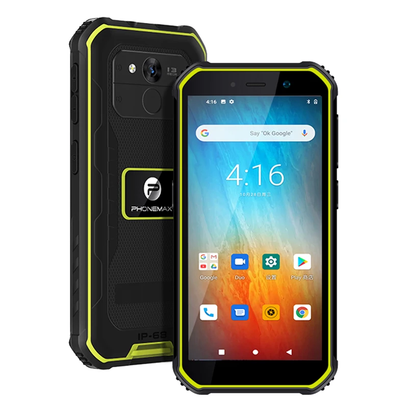 5100mAh big battery long standby smartphone Android 10.0 Rugged Large Capacity Cell Phone smart Key mobile phone