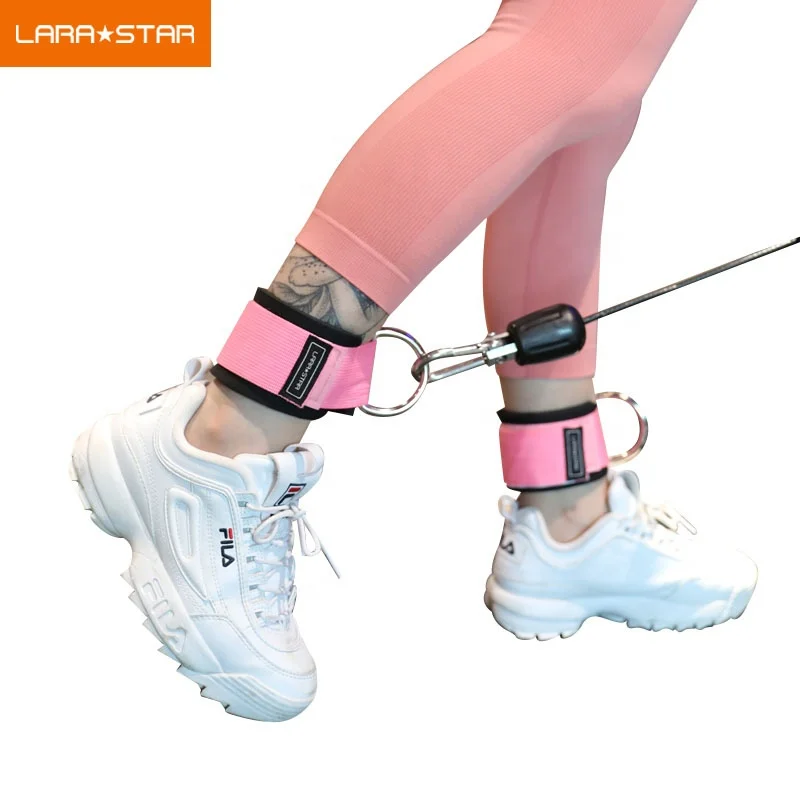Подъемные тренировки для фитнеса защита для щиколотки Поддержка защиты регулируемые ремни для щиколотки для кабеля