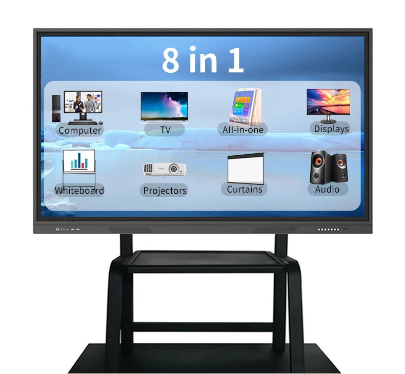 Wholesale Education 100 Inch Lcd Touchscreen Monitor 4k Dual System Touch Screen Flat Panel Digital Smart Interactive Whiteboard