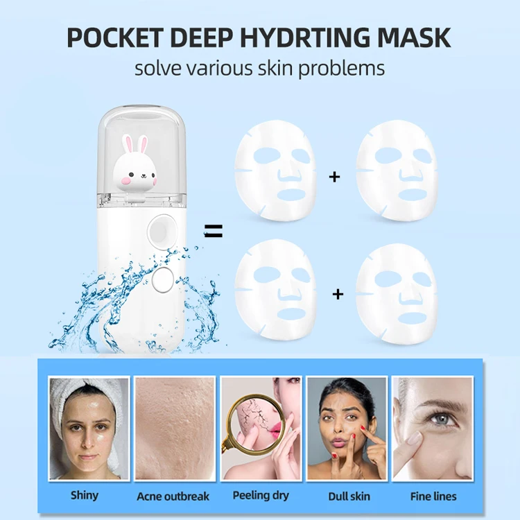 Nano Atomizer 718Q Rabbit Ionic Personal Care Beauty Equipment Facial Nano Spray