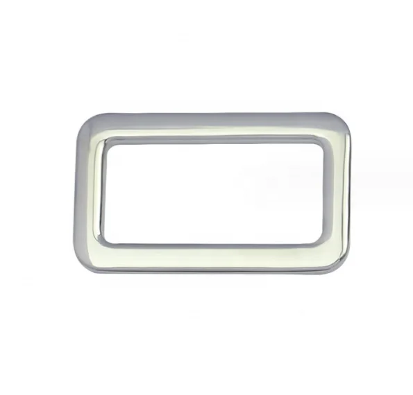 Die-Cast Metal Lighted Zinc Alloy Mouth Luggage Hardware Accessories Square Buckle for Adjusting Bag Straps Packaged in Cartons