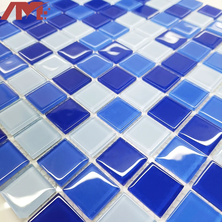 wholesale cheap crystal glass 5mm mini mosaic tiles for hotel washroom pool