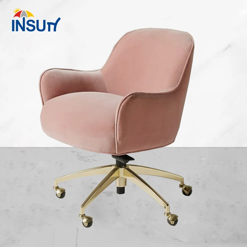 Мебель для маникюрного салона, центральный стул, розовый стул для макияжа, современные металлические стулья для маникюра