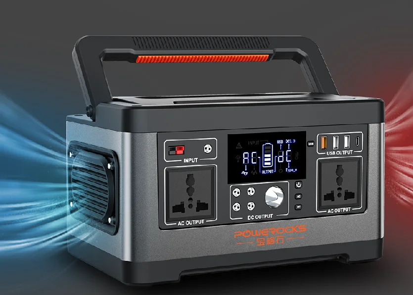 CHAM  Safe and stable  fast charge  power station Outdoor activities 18650 battery 500W for Consumer Electronics