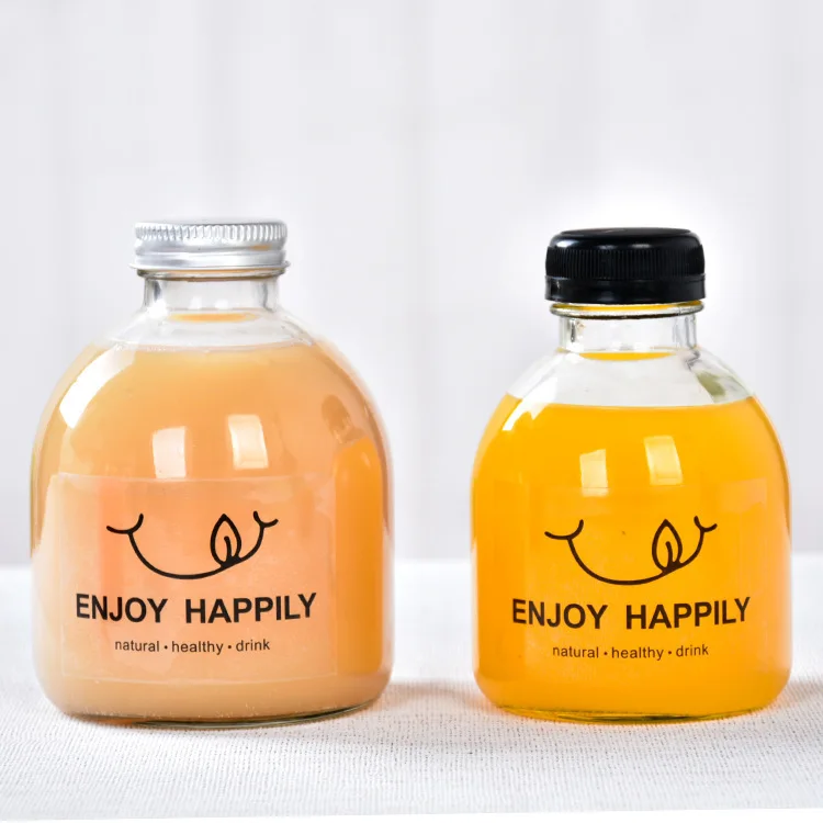 hot selling wholesale price unique design 500ml glass bottle for juice reusable glass juice bottles glass bottles for juice