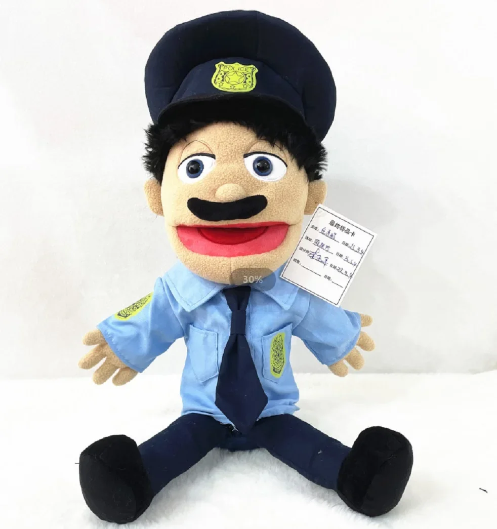 Game Jeffy Hand Puppet Doll Toy Talk Show Roleplay Movable Mouth Props Chef Police Prince Dad Mom Penelope Cody Junior Joseph