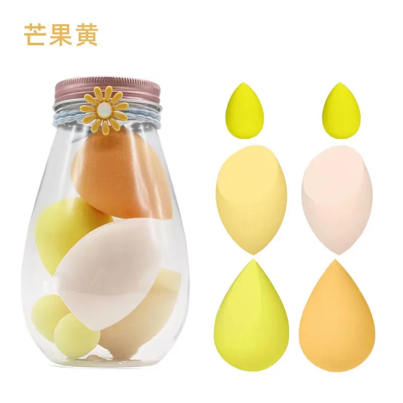 Round super soft PU Makeup cosmetic sponge puff free samples