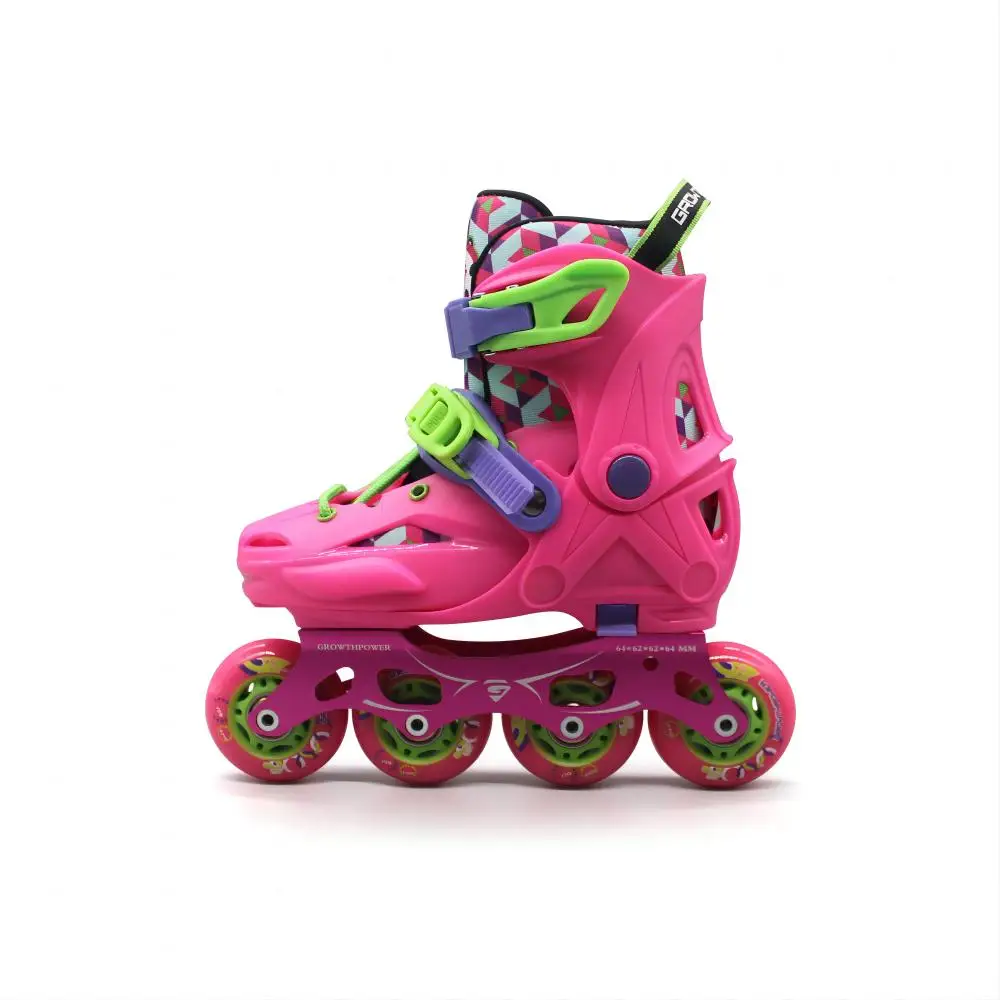 EACH Ruedas De Patin Cheap Four Wheel Roller Skates Size Adjustable 4-Yards Inline Roller Skating Shoes for Boys Kids Girls