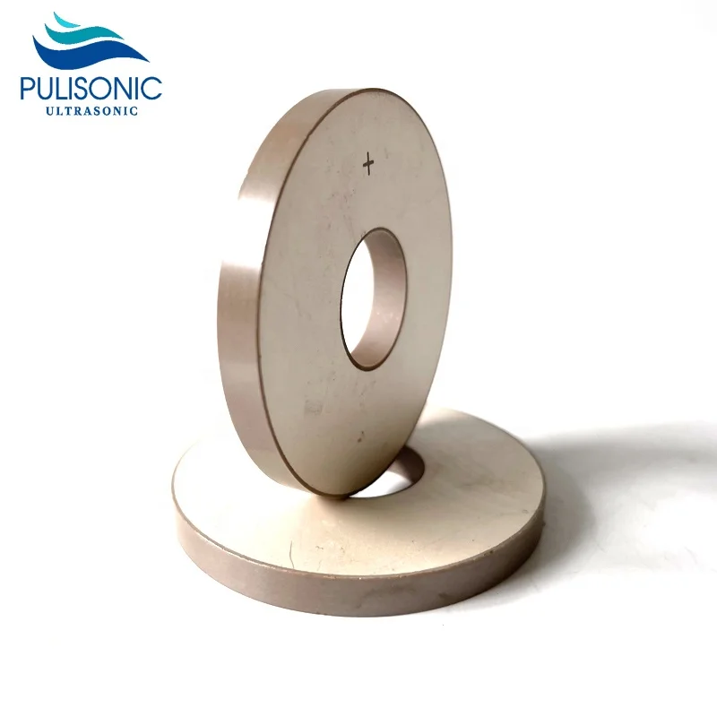 50mm Diameter Ring Piezoelectric Ceramic As 15khz/20khz Ultrasonic Sensor Piezoceramic  Parts