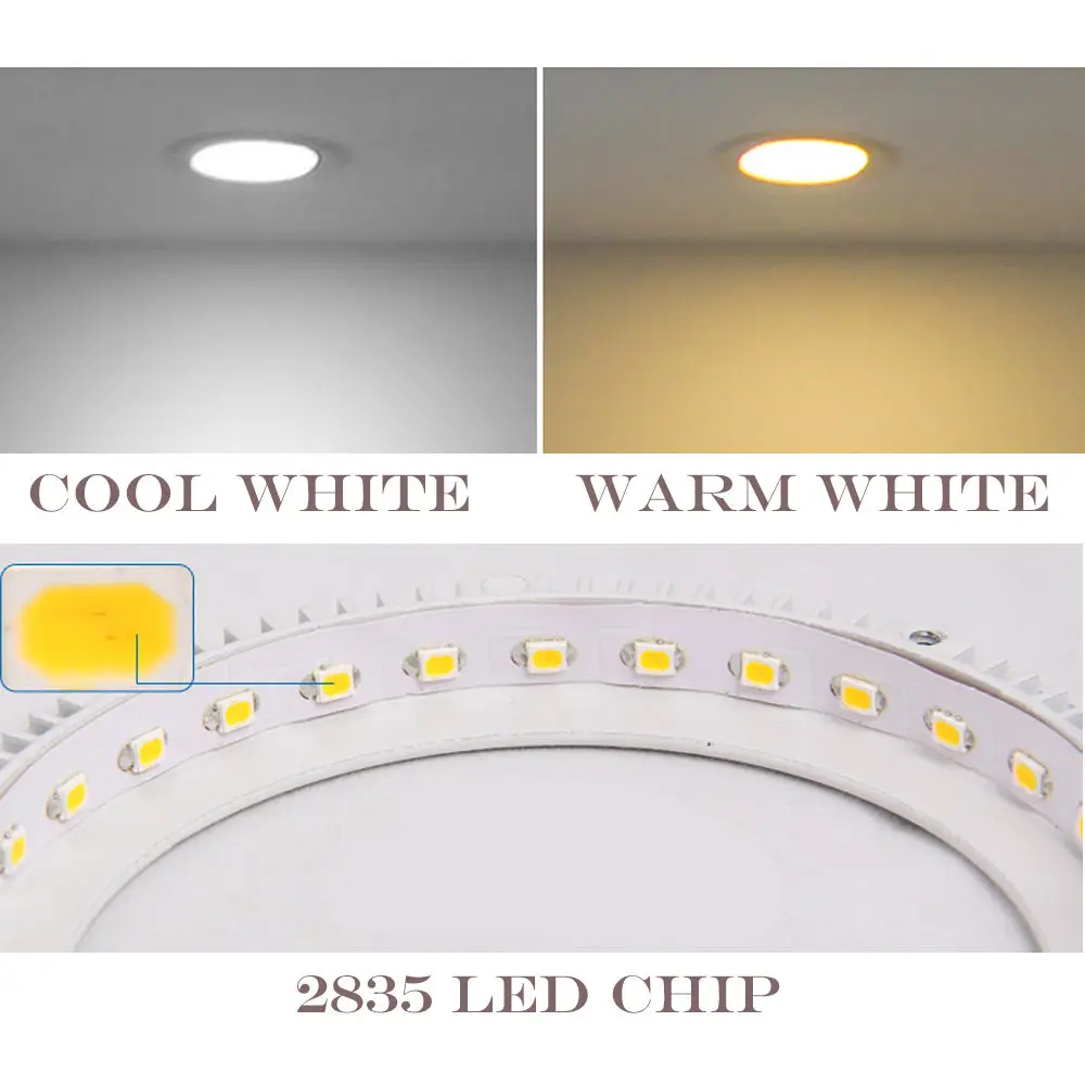 18W Round Square Shape  shenzhen led panel light