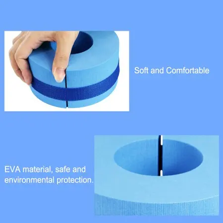 HUNLON eva foam Water Exercise Aerobics Arms Legs cuffs Set , Swim Aquatic Cuffs sleeves