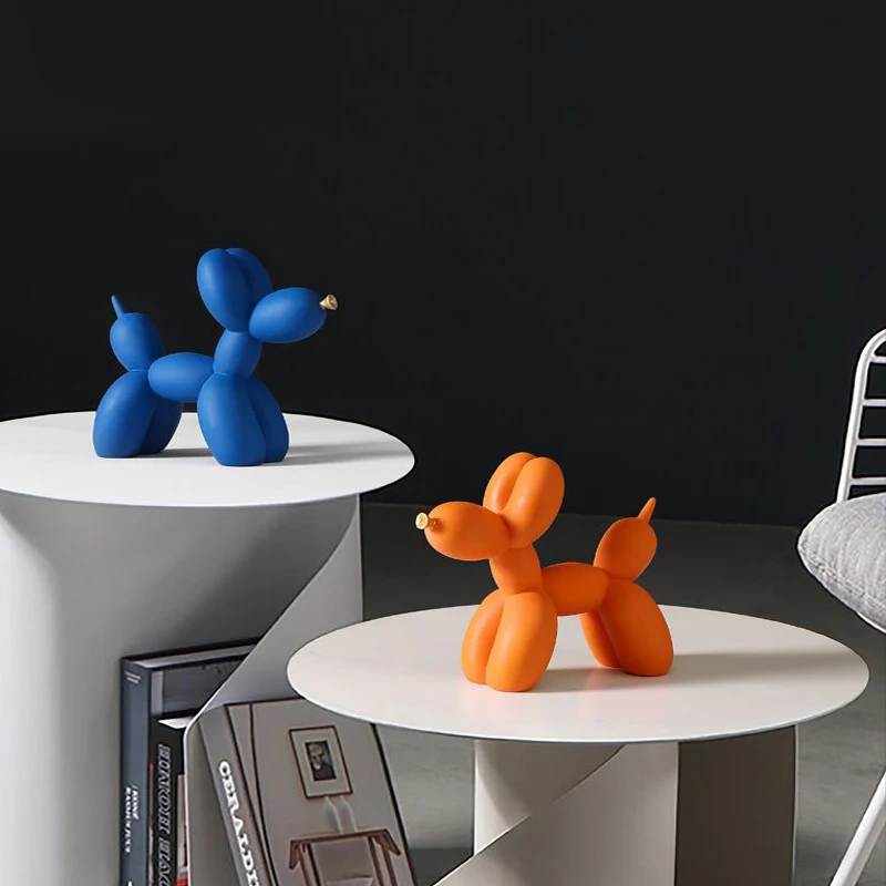 Nordic balloon dog resin dogs statue figurines animal statues home decor