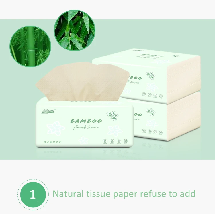 Eco-friendly Bamboo Tissue Virgin Pulp Tissue Facial Newest Design Luxury Tissues
