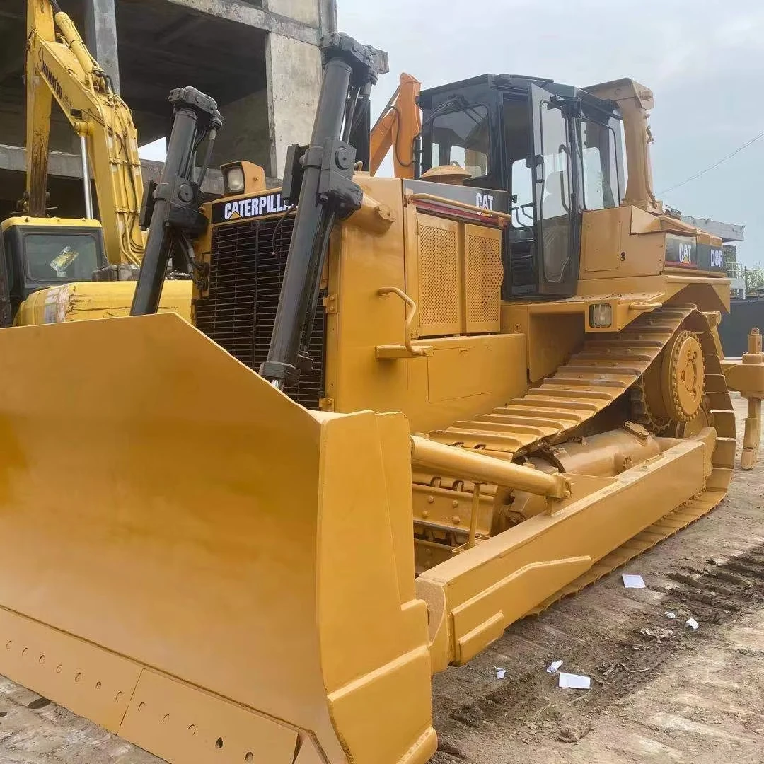 Used CAT Bulldozer 8 tons D8R CAT Brand Crawler Bulldozers