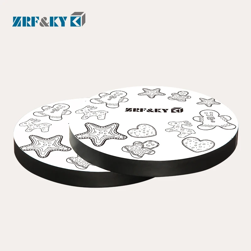 Custom Round Printing Animals Pattern Paper Chocolate/Biscuits/Cookie/Dessert/Pastry/Macaroon Packaging Gift Boxes