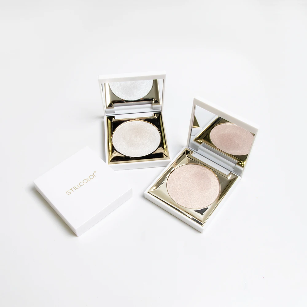 High quality single glow highlight contour Face Illuminator Private Label 3D Embossed Highlighter Palette