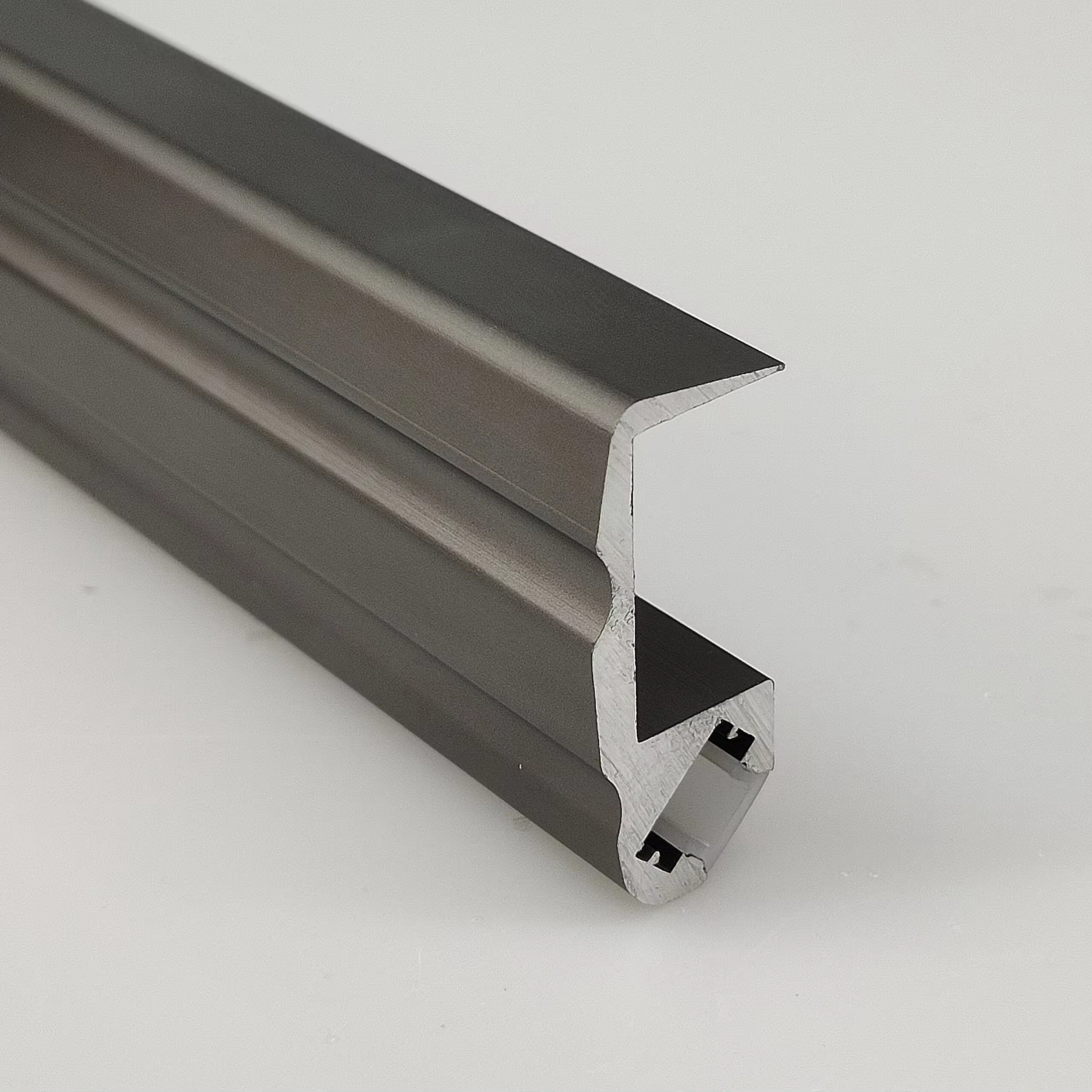 Factory direct aluminum profile 18mm three-dimensional no slot laminate wood cabinet aluminum profile light