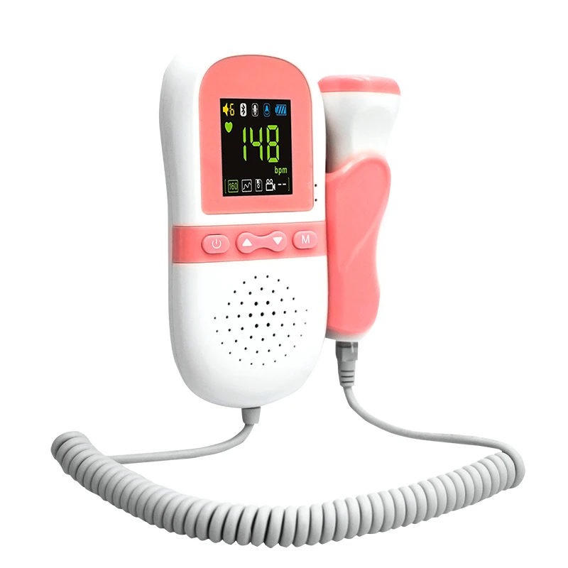 Wellue Fd510 Home Use Ultrasound Fetal Doppler Portable Heartbeat Baby Monitor