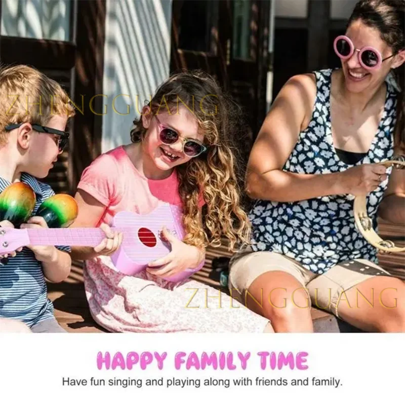 Zhengguang Toys High quality Ukulele Guitar Plastic Musical Toy for Beginners and Kids Toddler Toys Early Educational