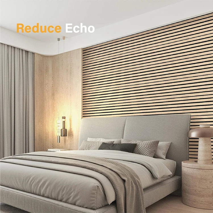akupanel wood slat acoustic panels wooden slat wall panel Wood Acoustic Panels for Wall and Ceiling decoration