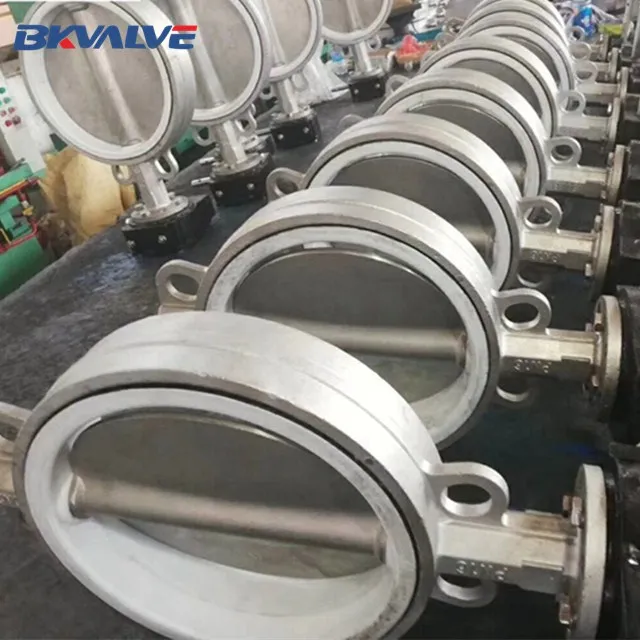 stainless steel wafer butterfly valve dn200 8 inch butterfly valve price list