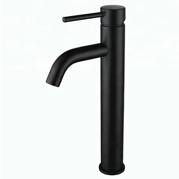 High Quality Bathroom  Cold Water Tap 304 Stainless Steel Single Handle Basin Faucet in Bathroom