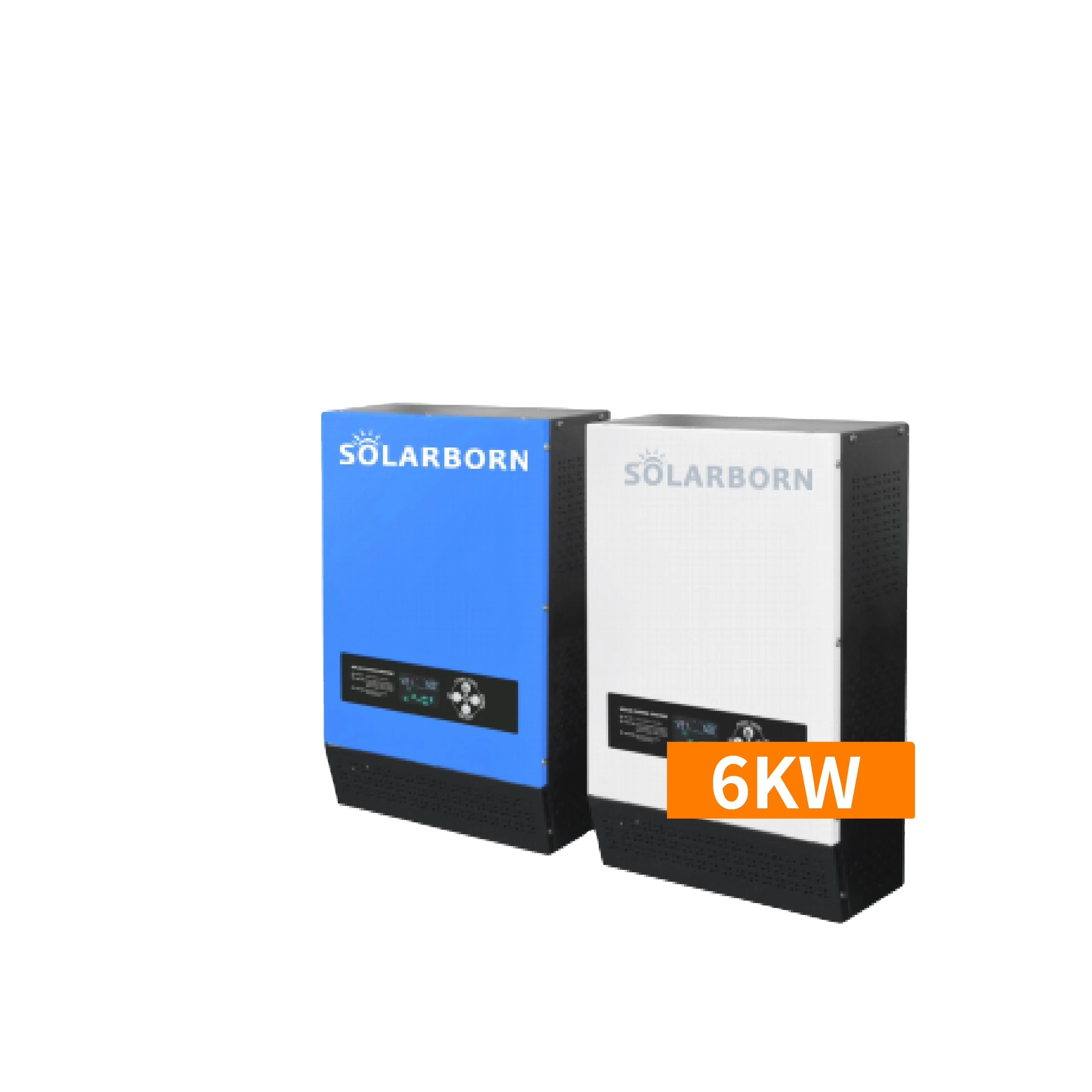 
solarborn 5 years warranty 6KW hot sale hybird solar panel power inverters for solar pv cables 