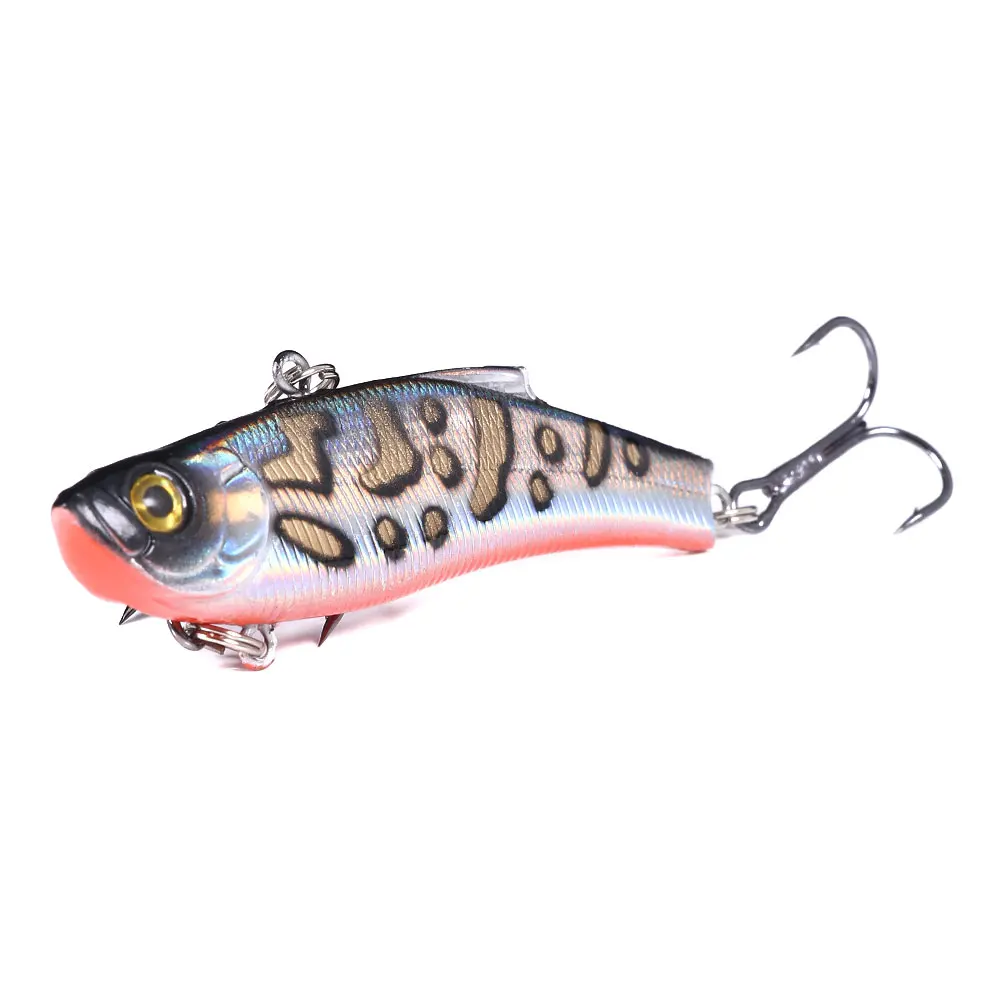 7CM 18G 6 Hard Plastic VI Fishing Lure Artificial Hard Bait