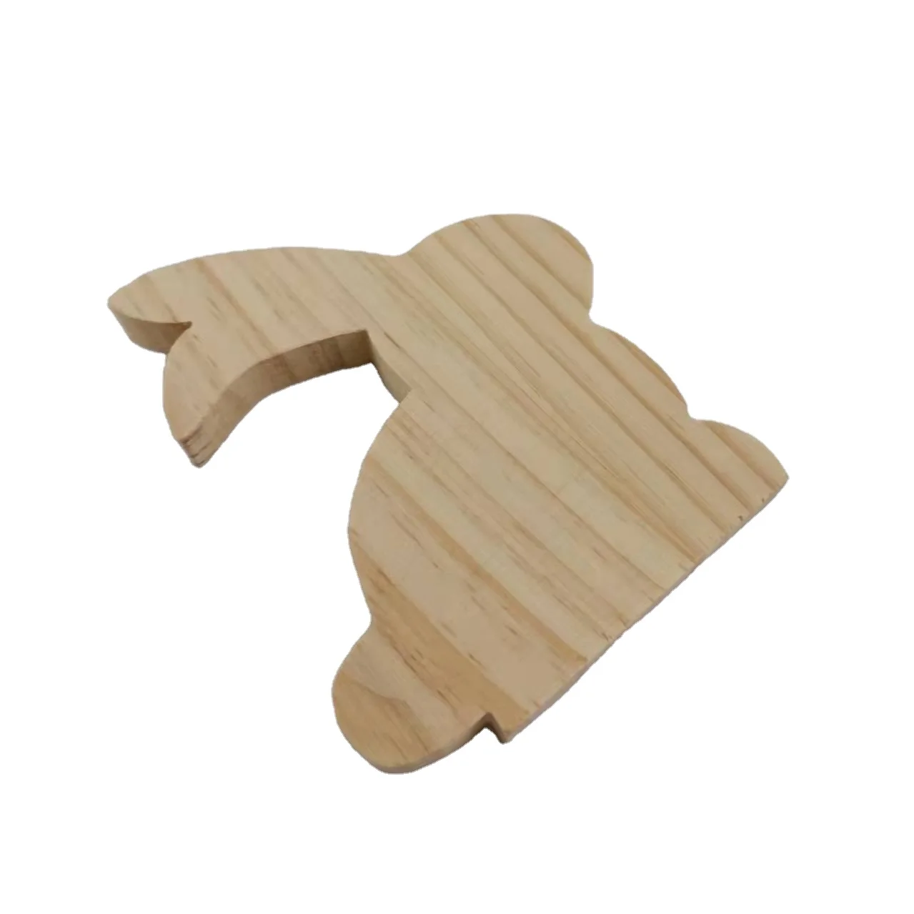 Easter decorations wooden rabbit ornaments kindergarten shop counter decoration Wooden handicraft Rabbit Pendant