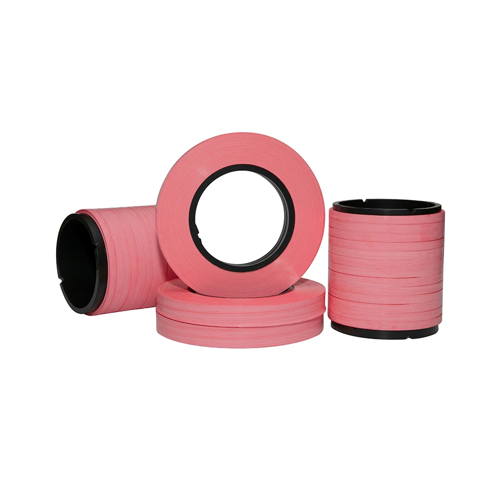 high density PTFE cable tape red color not sintered for mechanical energy transfer