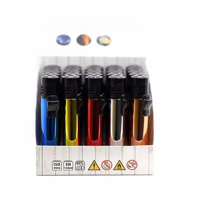 Powerful adjustable gas BBQ Jet flame Metal lighter BT-998 butane micro blue flame torch lighter