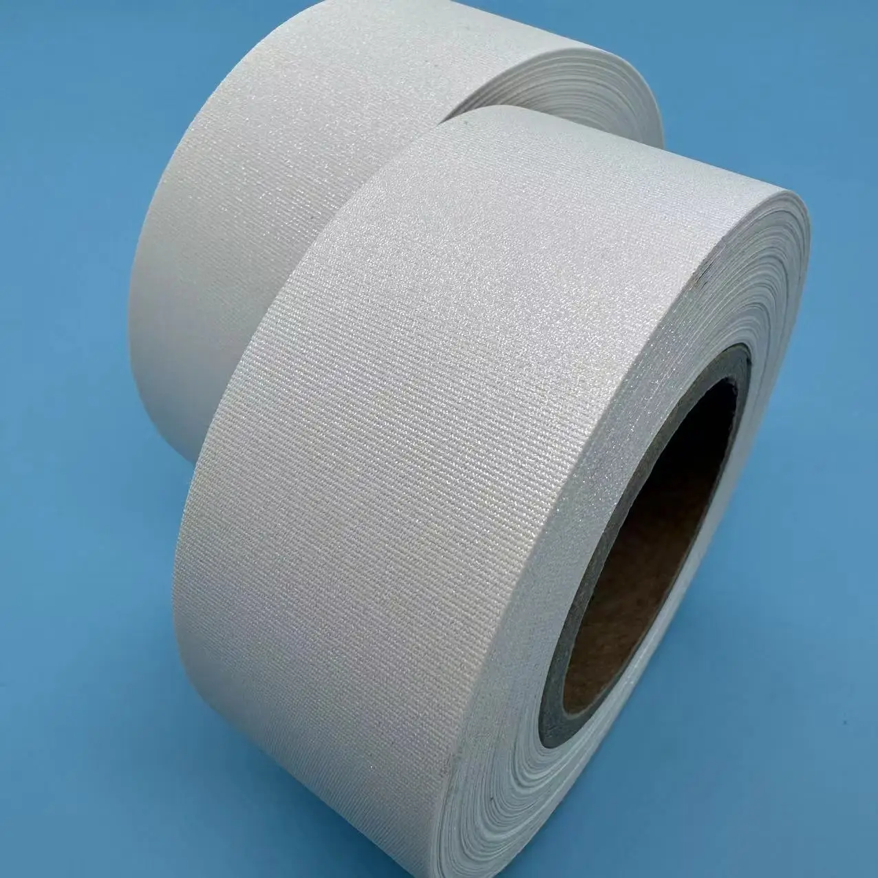 Blank easy tear able acetate polyester satin ribbon roll  for printed label
