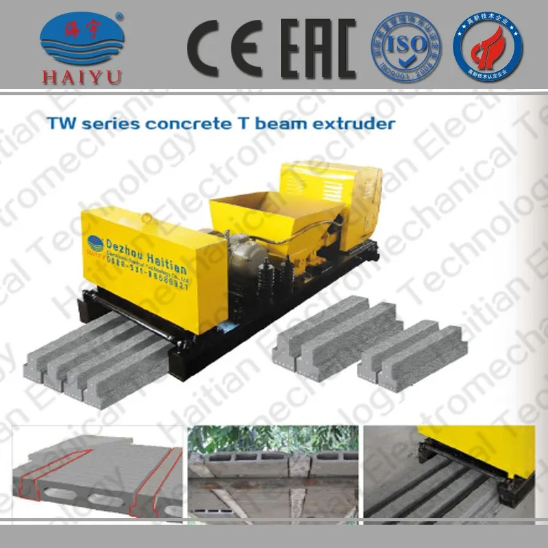Steel wire reinforced Concrete T beam machine for Africa